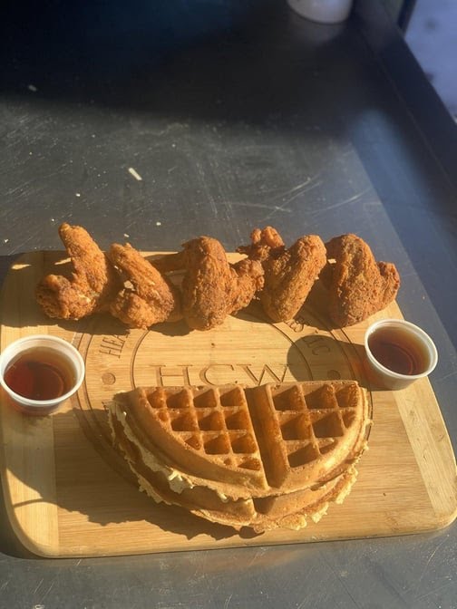Heavenly Chicken & Waffles by null