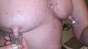 Horny big natural breast years old granny licking her long nipples and toying her wet cunt first time for porn cam jpg x Big long nipples