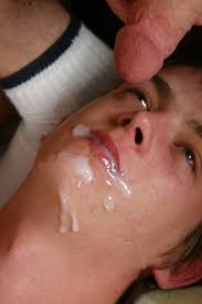 Twink cum facial jpg x Gay cum facials