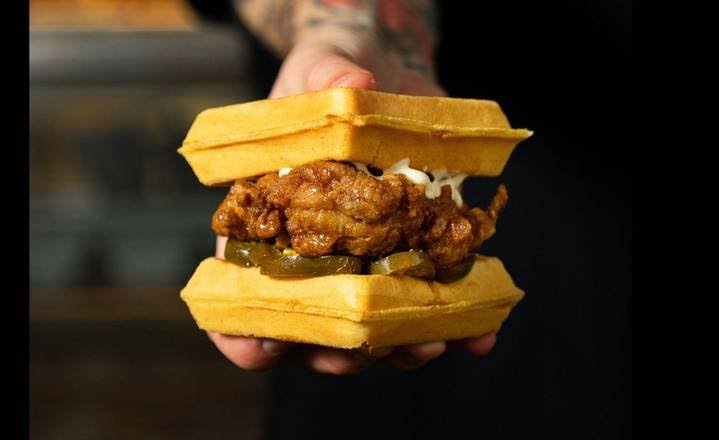 The Dirty Bird Chicken + Waffles by null