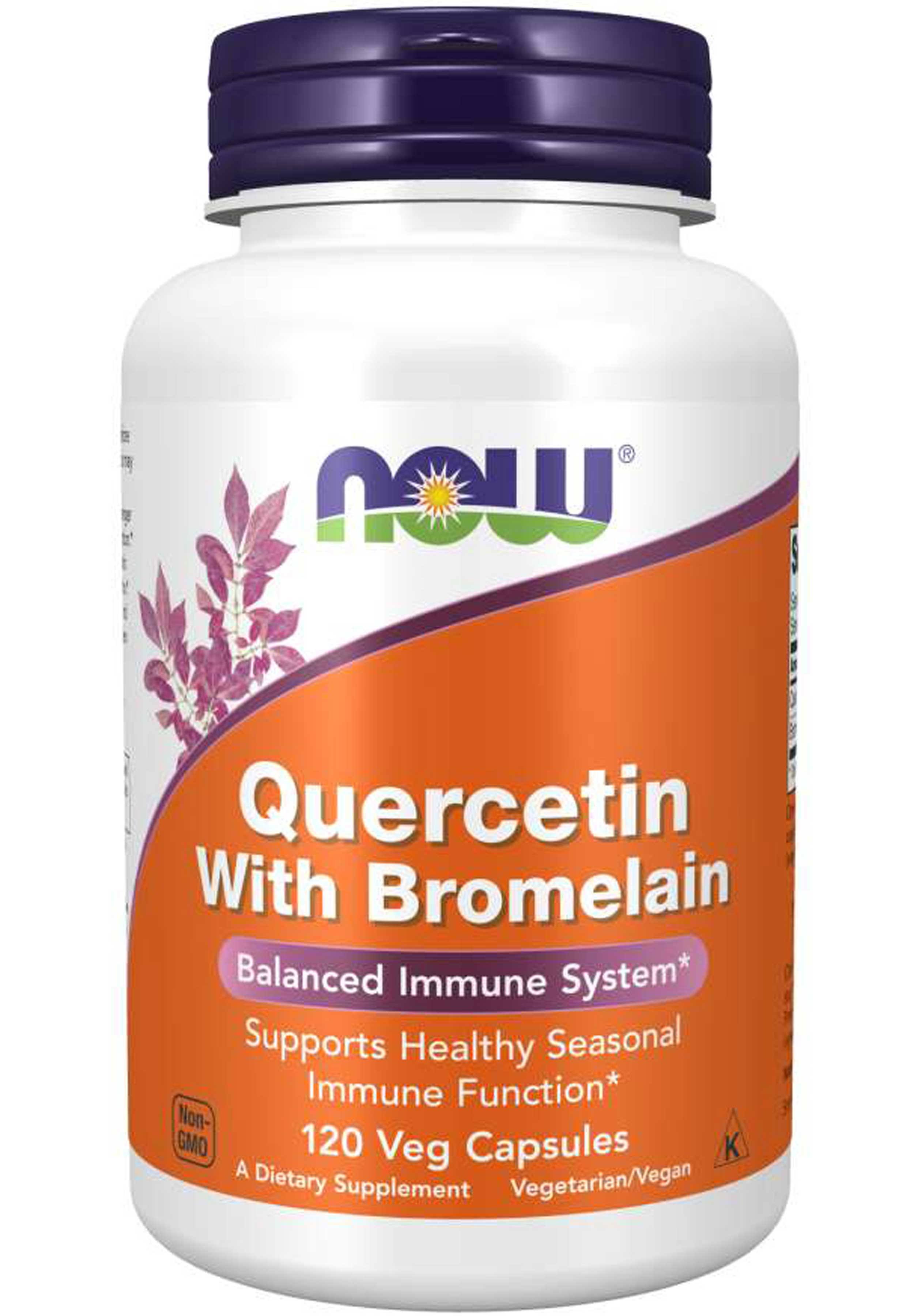 Now Foods Quercetin With Bromelain - 120 Veg Caps