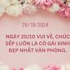 Lời chúc 20/10