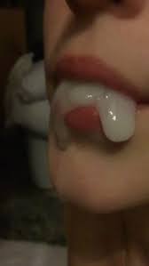 Cum on her lips jpg x Cum on her lips