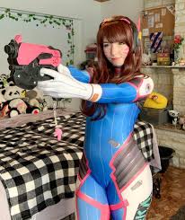 Girl cosplay va from overwatch and sucks dick till facial jpg x Dva cosplay