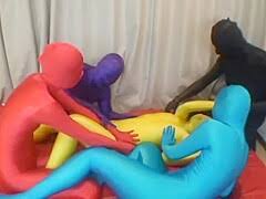 Zentai suit versus giant vibrator jpg x Zentai suit