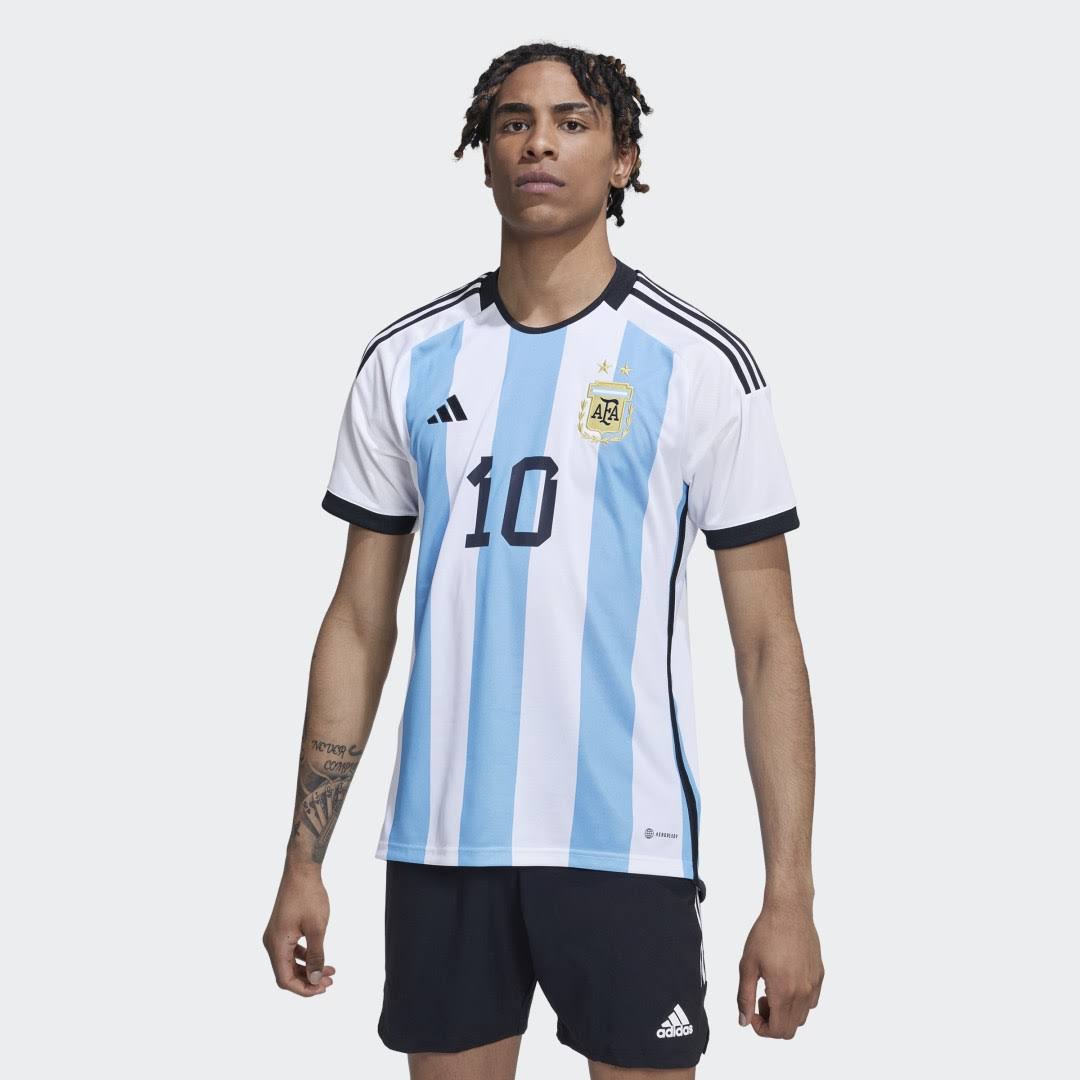 ⚽️ adidas Argentina 22 Home Jersey - White, Kids' Soccer