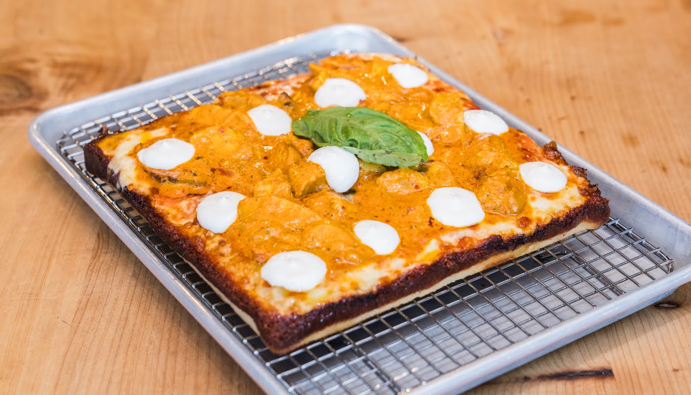 Sunset Squares Pizza by null