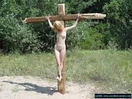 Crucified blonde eporner jpg x Crucified women