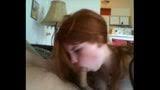 Canadian redhead blowjob sucking cock amateur pov as i lay at drtuber jpg x Blowjob redhead amateur