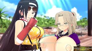 Haruka naru toki no naka de cover jpg x Senran kagura lesbian