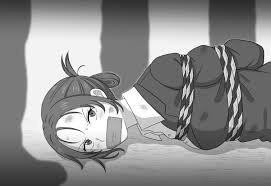 スリップ猿轡緊縛 膝立ち|専門家によるBDSMとロープ・ボンテージのチュートリアル｜TheDuchy