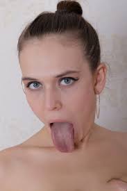 Long pierced tongue beautiful jpg x Long tongue girl