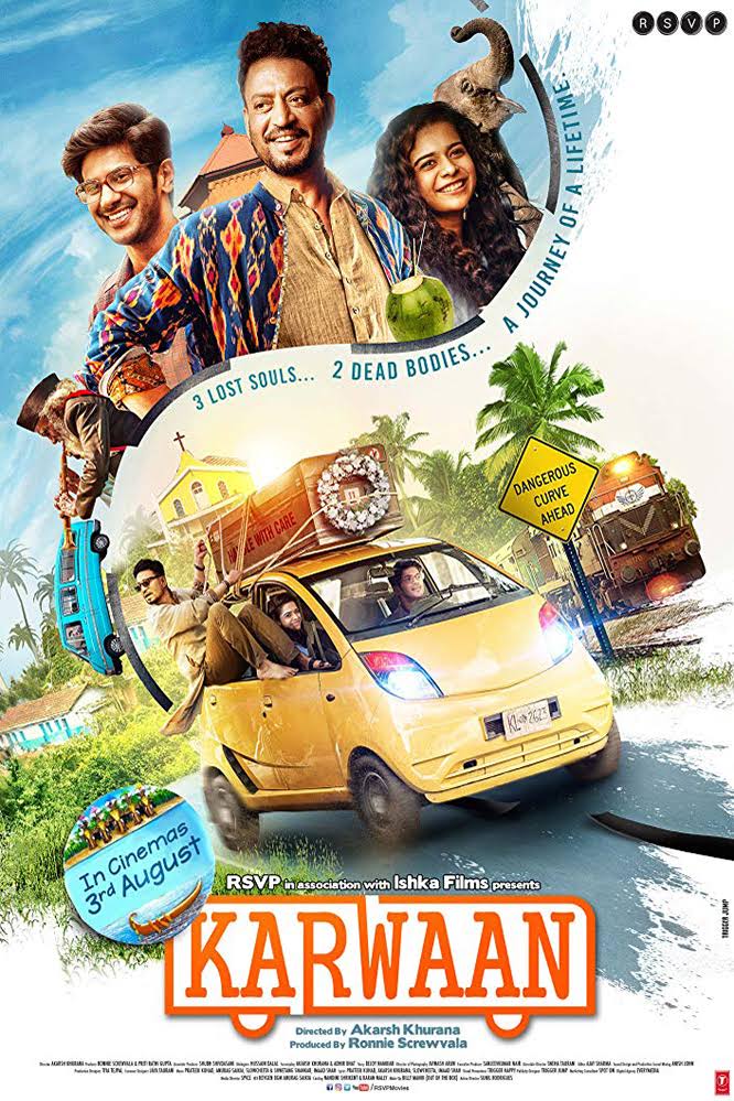 Karwaan (2018) Hindi Movie 720p WEB-HD 700MB With Soft Esub