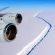 A huge crack in a 1000-foot-thick Antarctic ice block has taken an alarming turn 