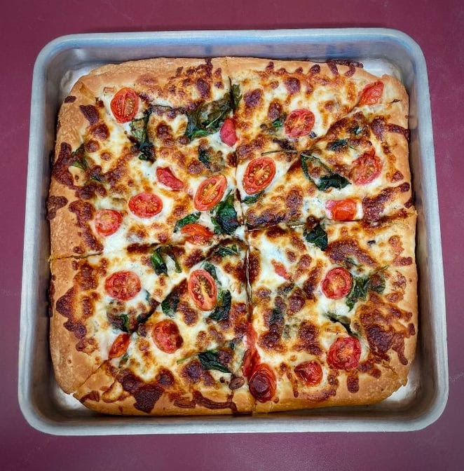 Square Pizza by null
