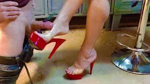 Cum on her high heels and sexy feet footjob cumshot compilation jpg x Cum on heels