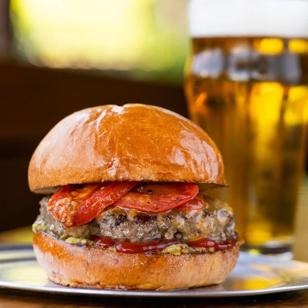 Stout Burgers and Beers by null