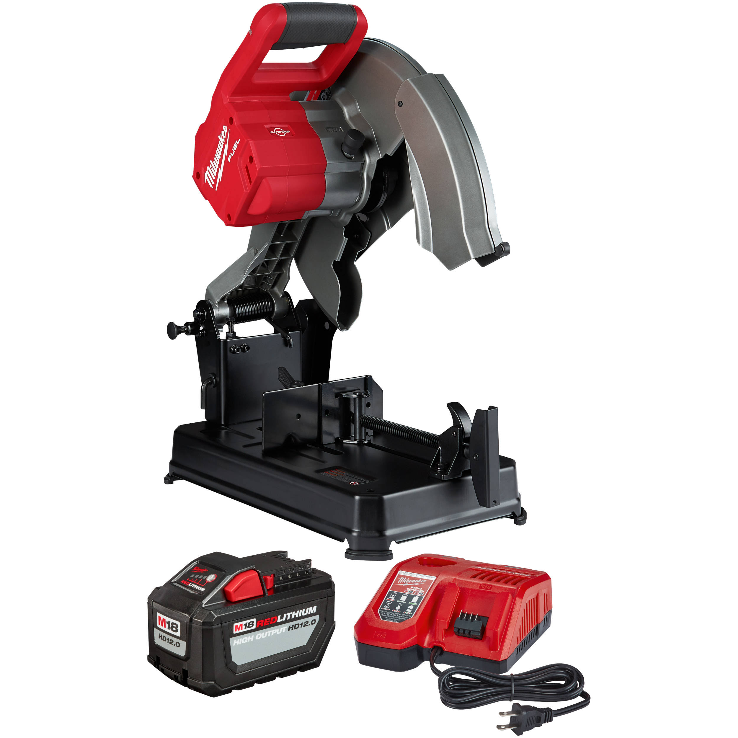 Milwaukee 2990-21HD M18 Fuel 1/4 Chop Saw Kit w/12ah Battery 45242539079