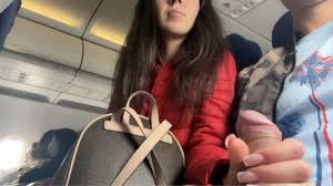 Handjob in airplane jpg x Airplane handjob