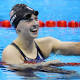 Ledecky wins gold in 200-meter freestyle (0:26) 