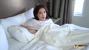 Girl lays on bed to show ass jpg x On bed anal