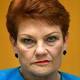 Pauline Hanson says One Nation will not hold the budget to ransom over ABC funding 