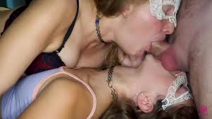 Insane double headed dildo deepthroat gif x Double deepthroat