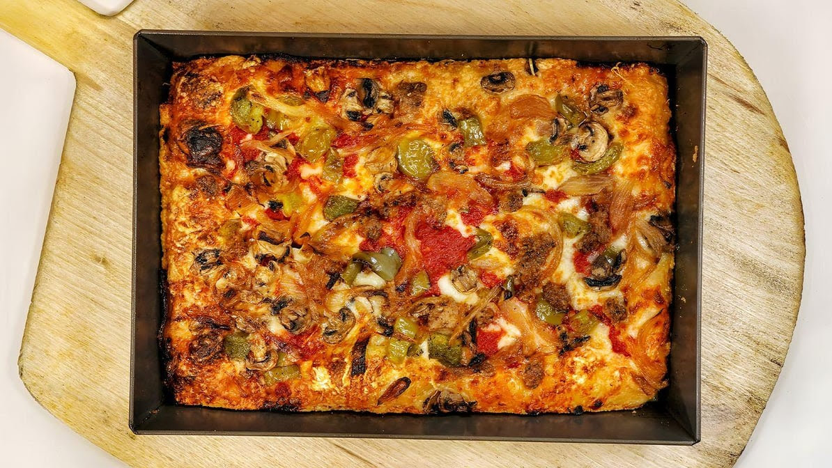 8Mileπ Detroit Style Pizza by null