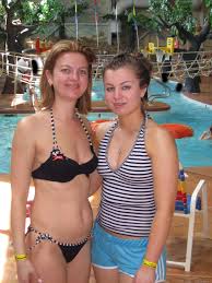 Mother and daughter nudism| / X