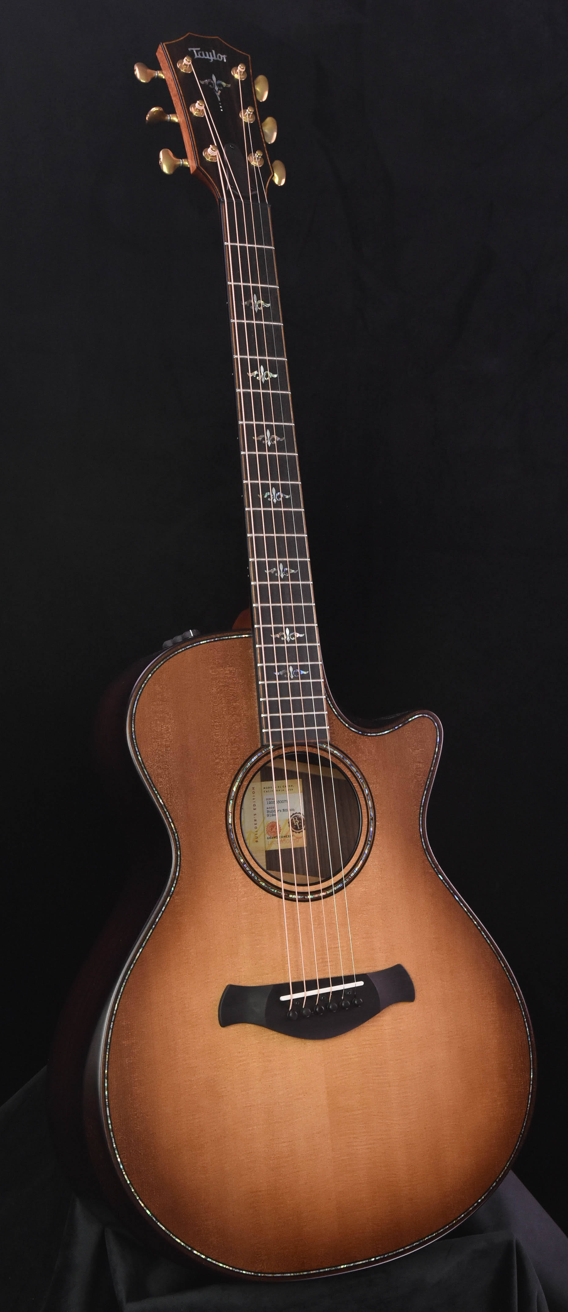 Taylor Builder's Edition 912ce GA Cutaway Acoustic-Electric, Wild Honey Burst