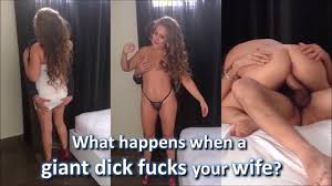 Super hot brunette wife takes big cock jpg x Wife takes big cock