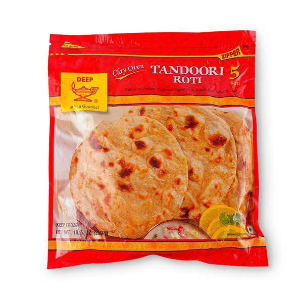 Deep Frozen Tandoori Roti Bread - 5pcs