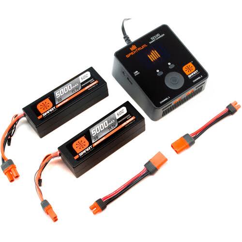Spektrum Smart PowerStage 6s RC Battery/Charger Bundle, Chargers
