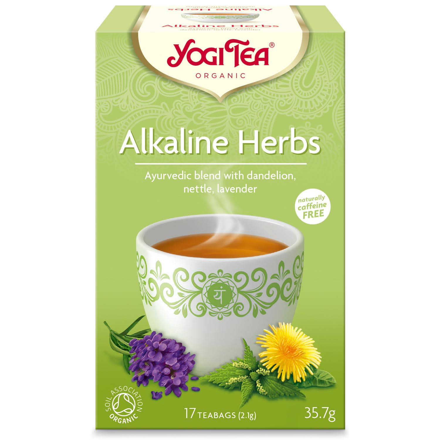 Yogi Tea Organic Alkaline Herbs Tea - 35.7g, 17ct