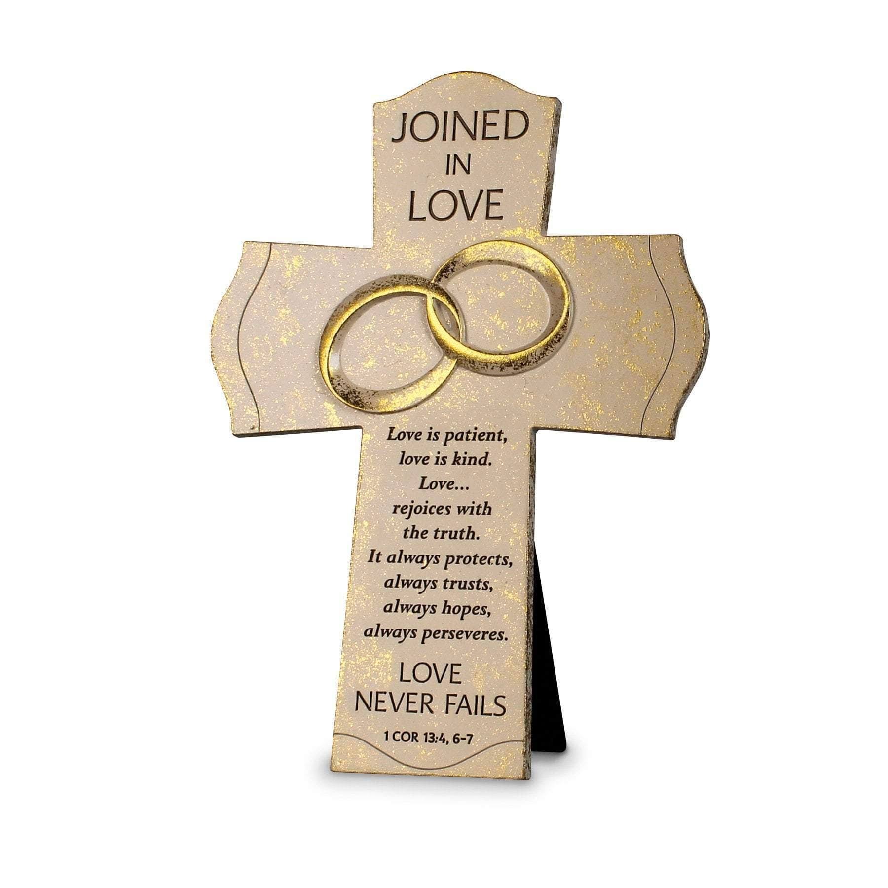 Lighthouse Christian Products Joined In Love Cross Wall/Desktop Decor