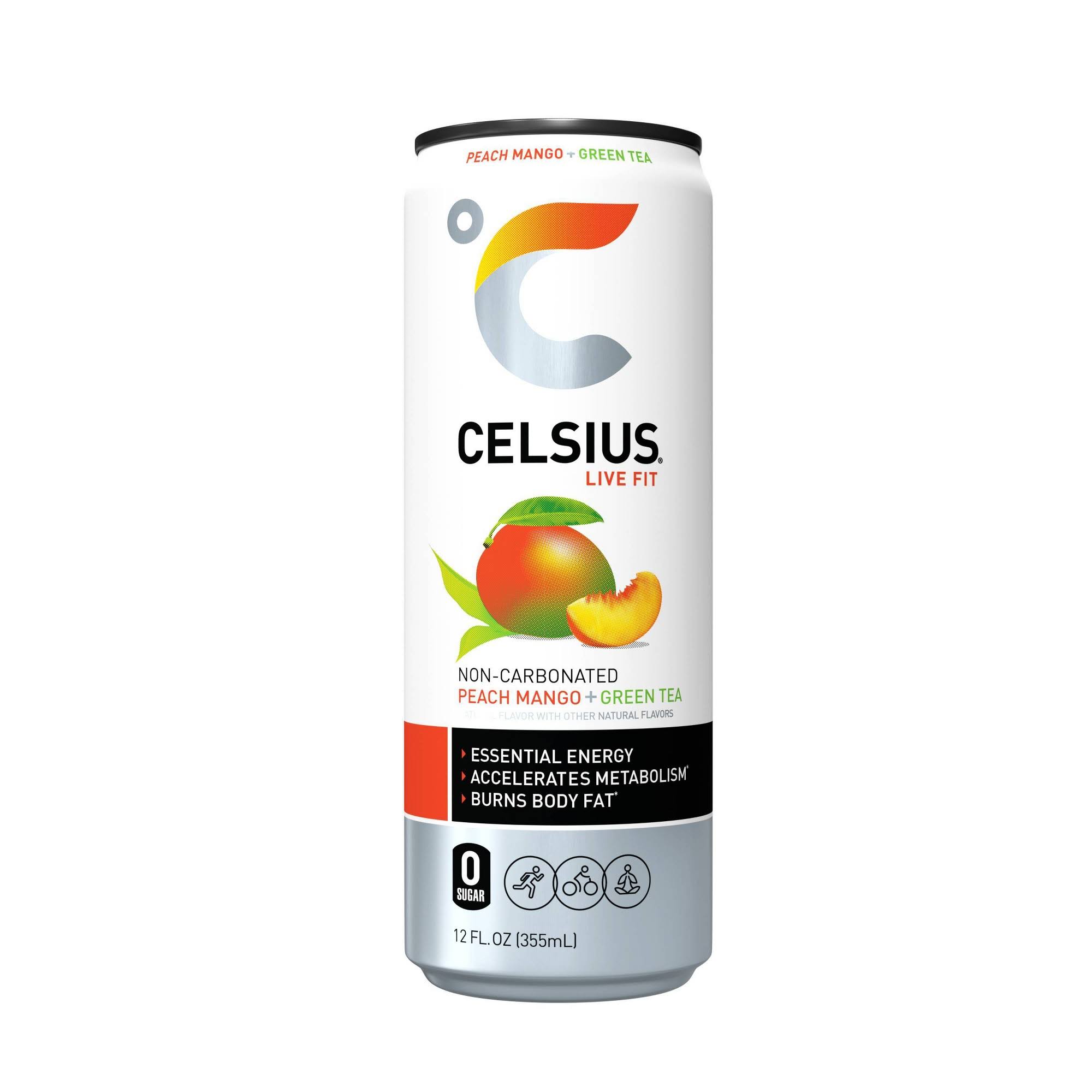 Celsius RTD Peach Mango Tea, 350ml
