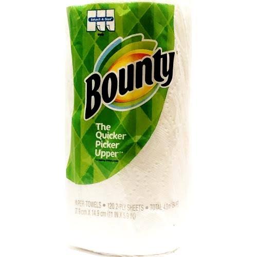 Bounty Select A Size Jumbo 2 Ply Paper Towel Roll - 120 Count - Fresh Gardens - Delivered by Mercato