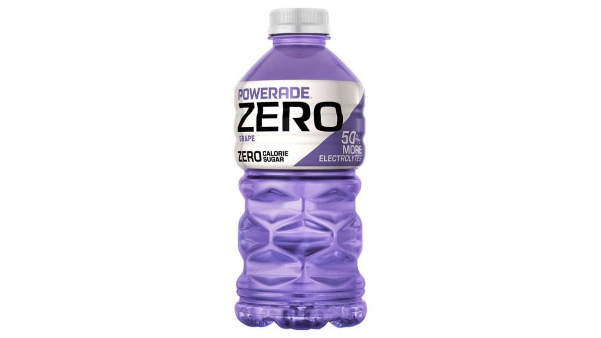 Powerade Sports Drink, Zero Sugar, Grape - 28 fl oz