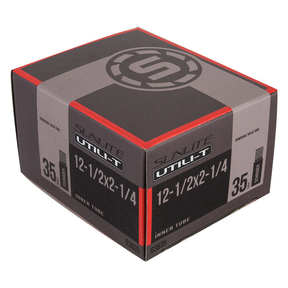 Sunlite Utili-t Standard Schrader Valve Tubes - 12 1/2" x 2 1/4"