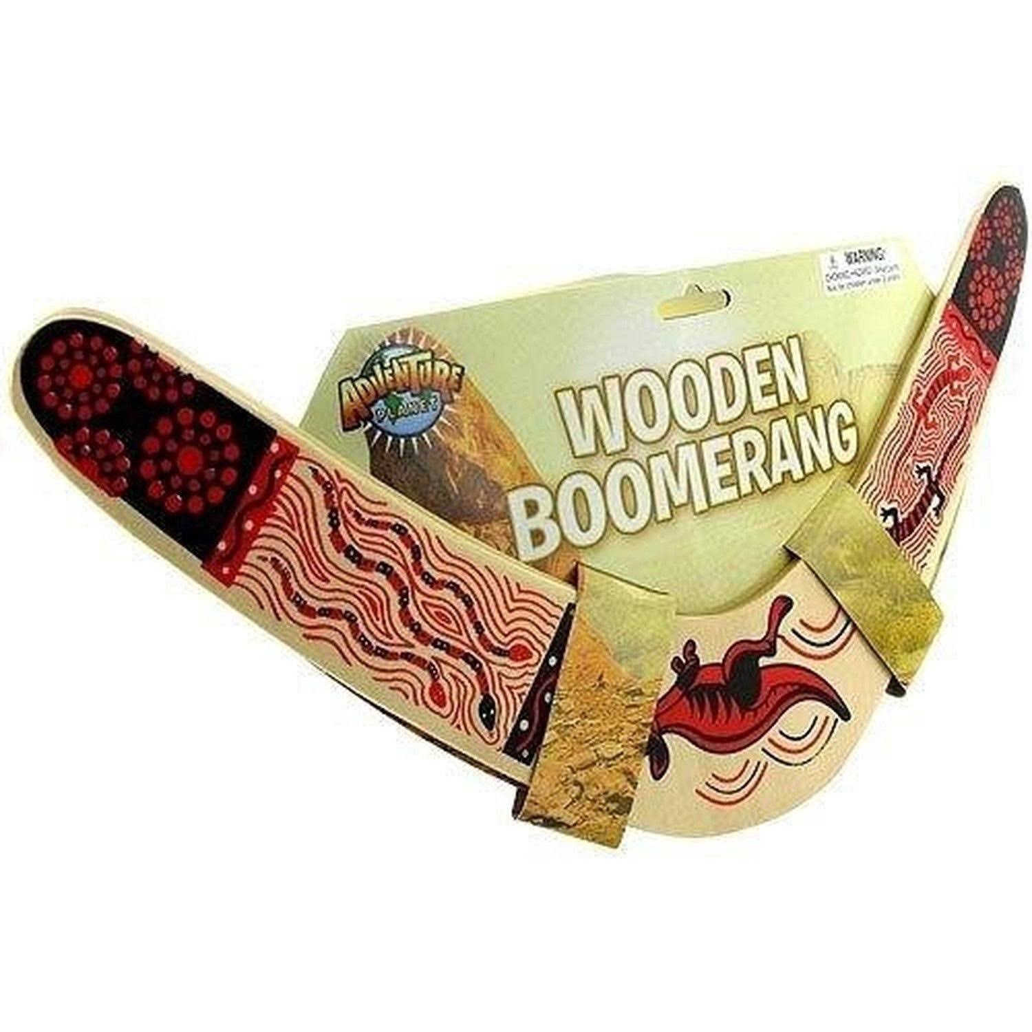 Adventure Planet Wooden Boomerang