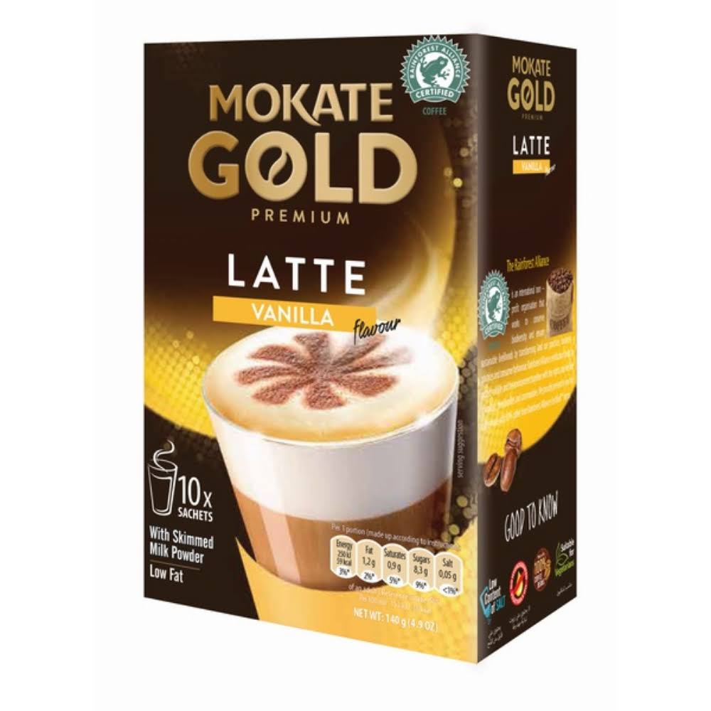 Mokate Gold Premium Vanilla Latte 10 Sachets