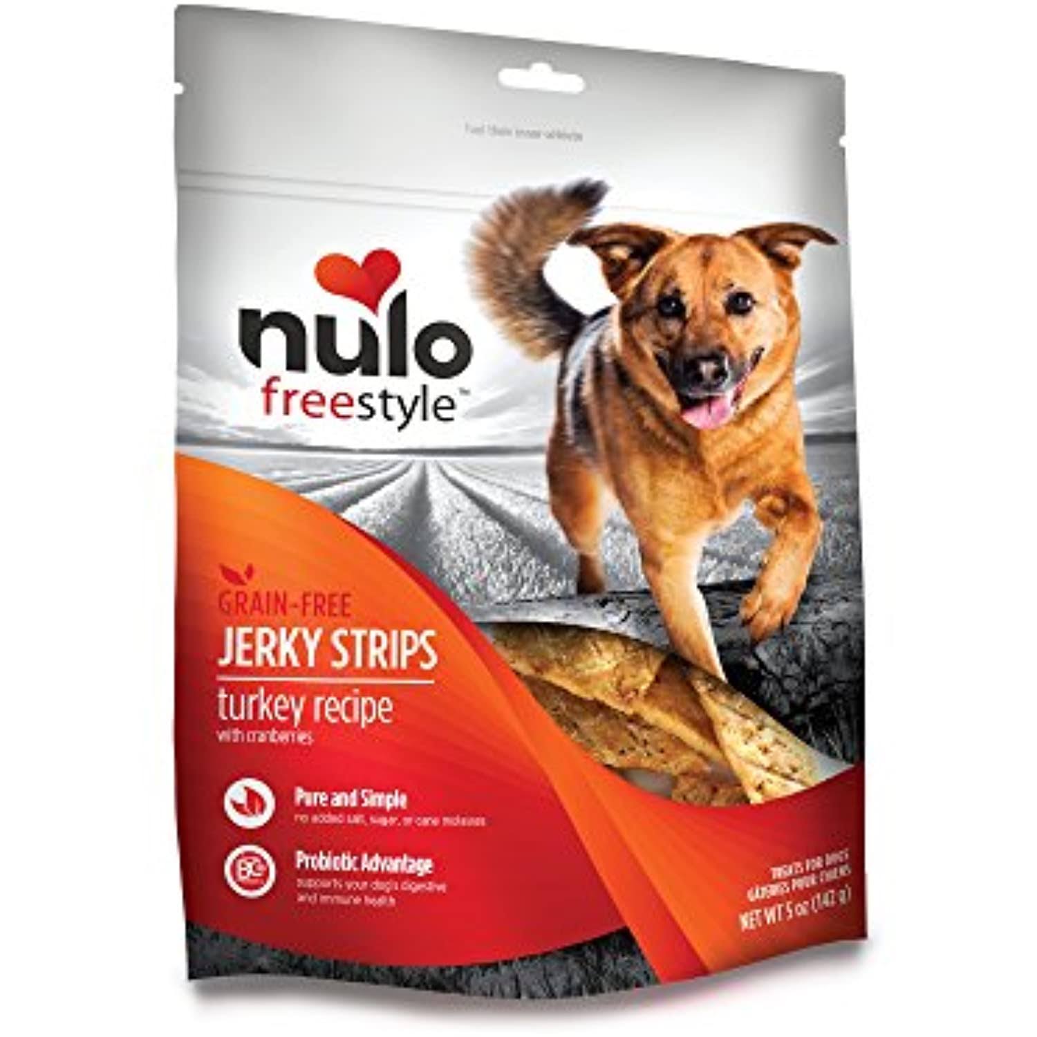 Nulo Freestyle Turkey Jerky Dog Treats / 5 oz