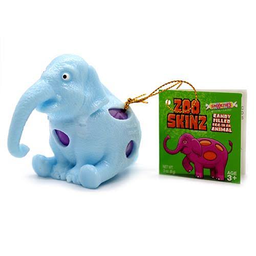 Zoo Skinz Smarties-Filled Egg Candy Toy 1 Piece