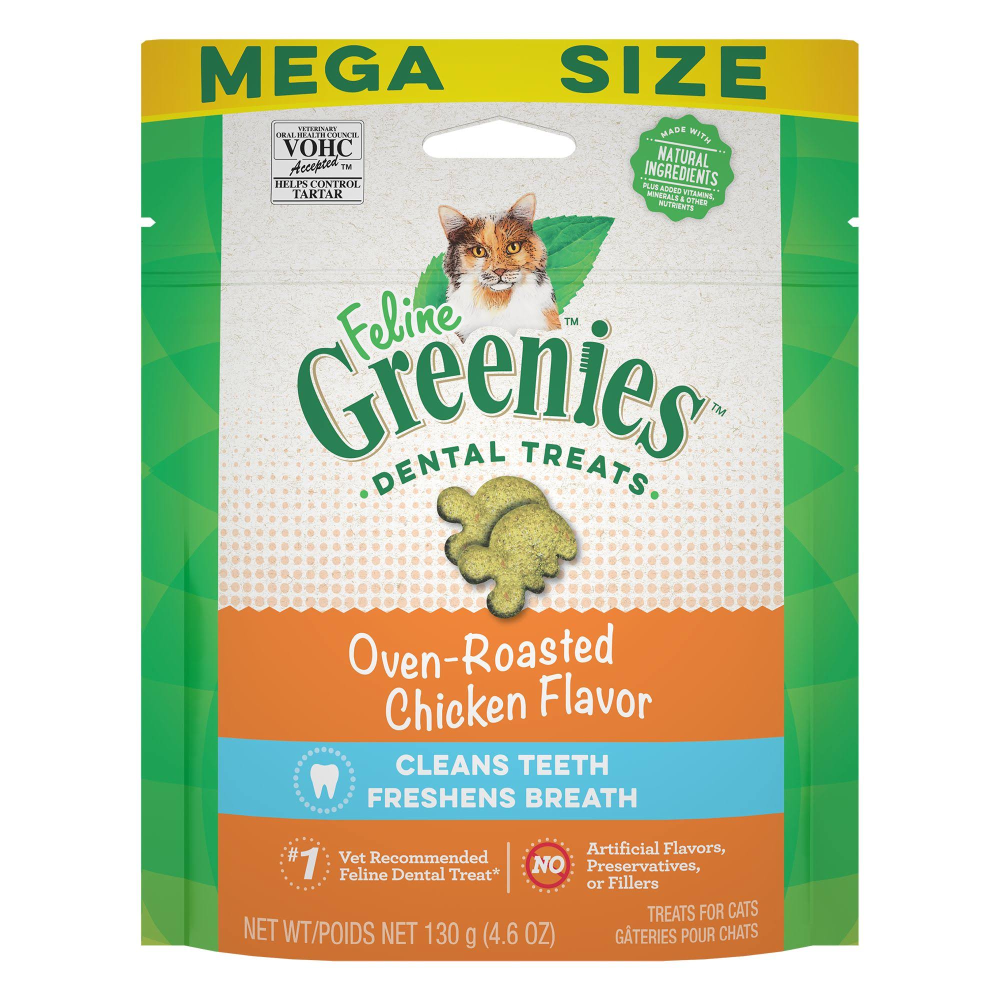 Feline Greenies Cat - Dental Treats Chicken 4.6oz