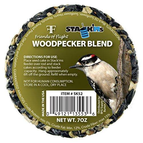 Heath Outdoor Products Stack'ms Woodpecker Seed Cake - SC-52, 6pk