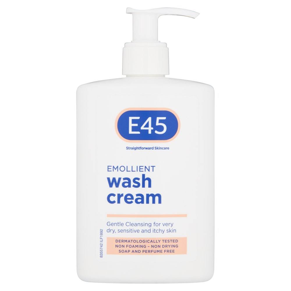 E45 Dermatological Emollient Wash Cream - 250ml