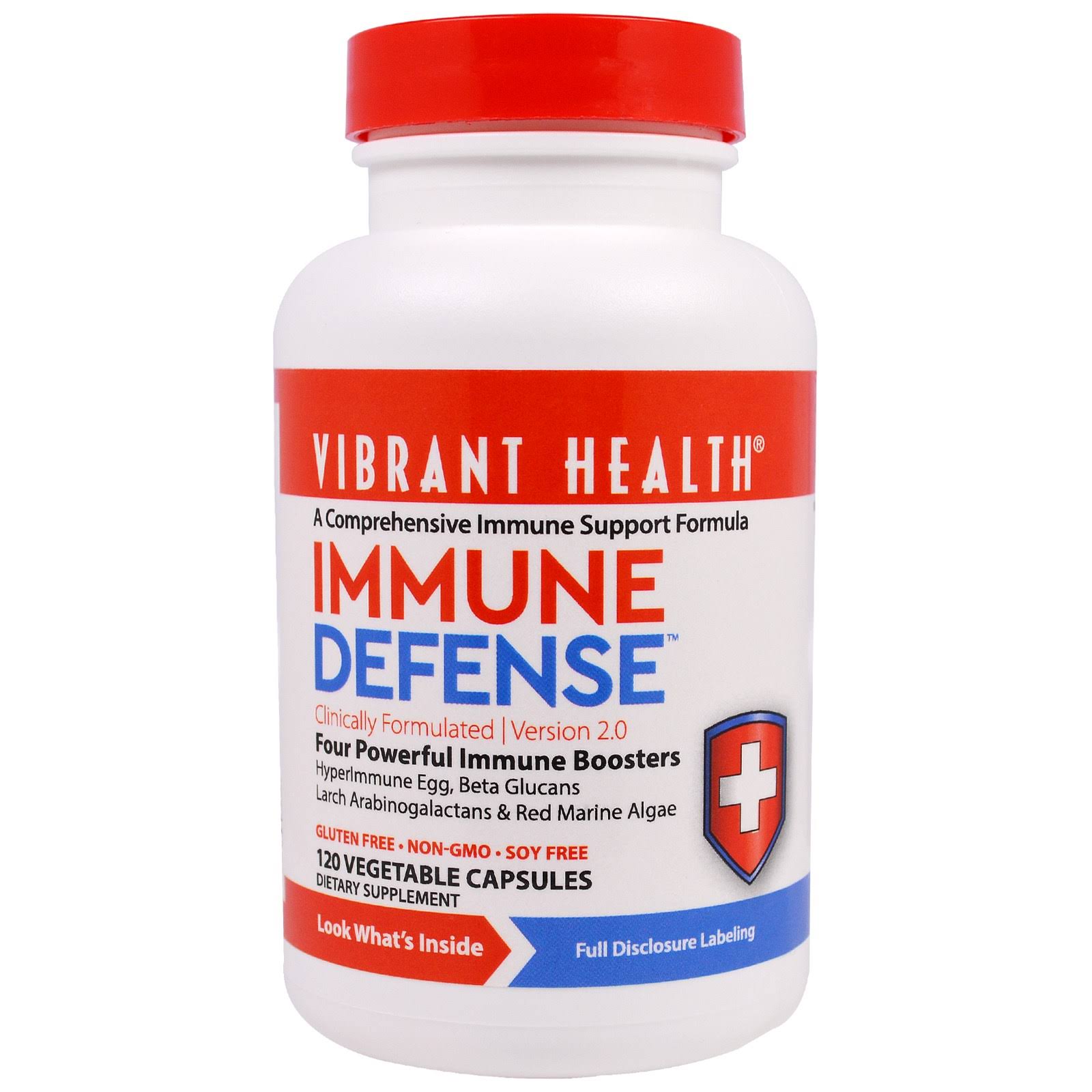 Vibrant Health Immune Defense Dietary Supplement - 60 Tablets