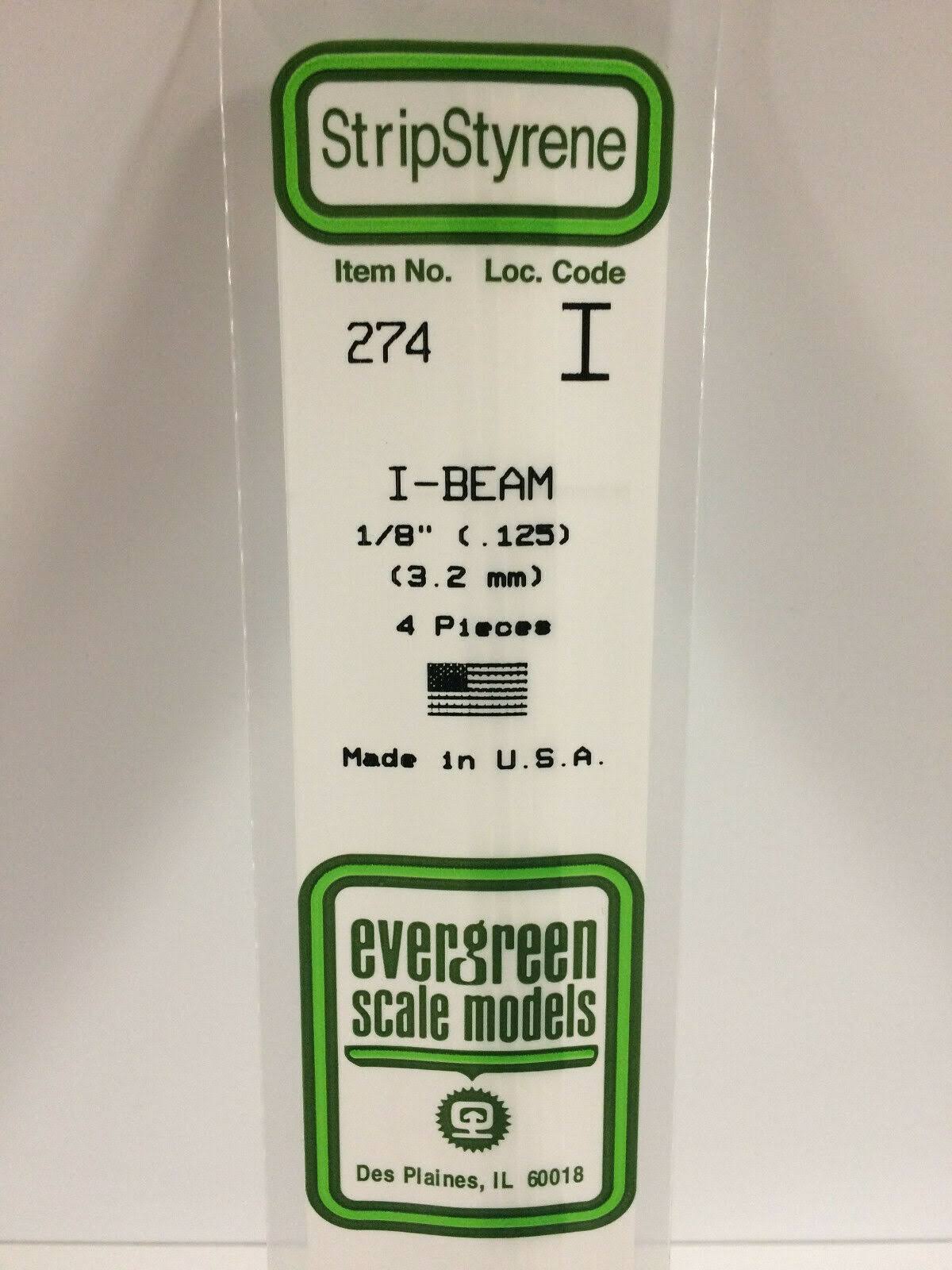4pk 350mm x 3.2mm I-Beam Evergreen 274
