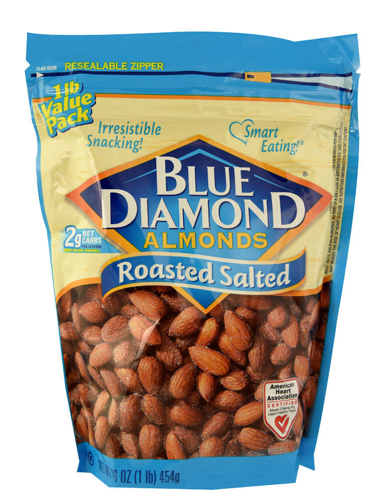 Blue Diamond Almond - Roasted Salted, 16oz