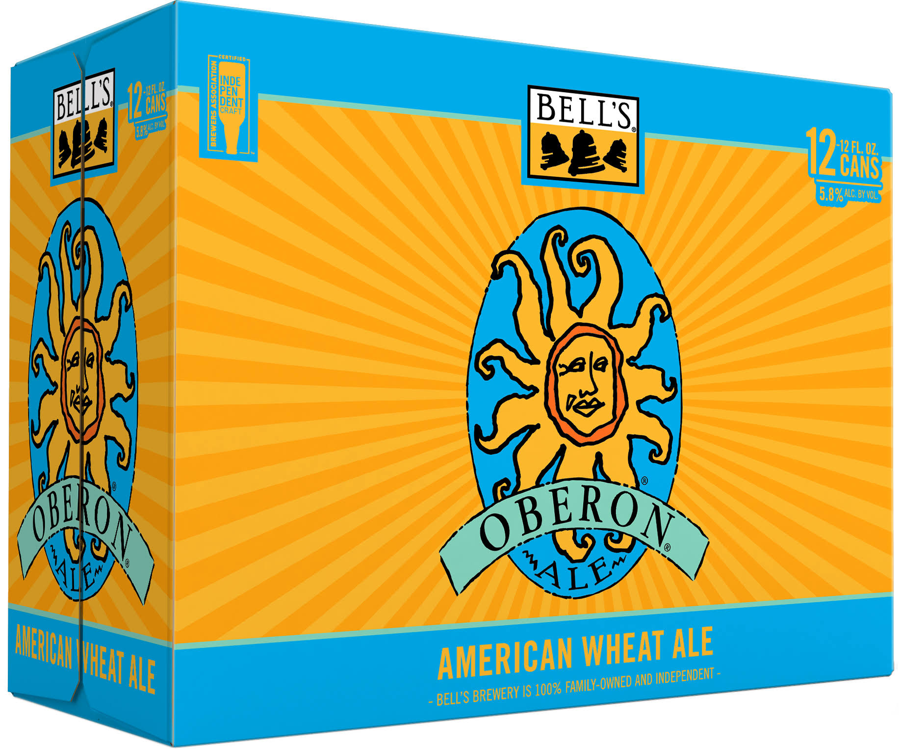 Bell's Beer, Oberon Ale - 12 pack, 12 fl oz cans